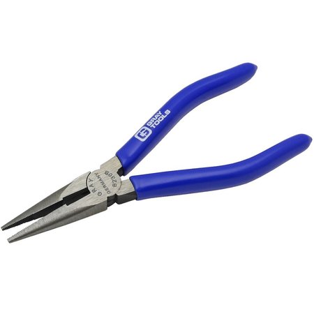 GRAY TOOLS 5-3/4" Needle Nose Straight Cutter Pliers, With Vinyl Grips, 1-1/2" Jaw B230B